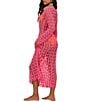 Beach Riot Ariana Crochet Maxi Swim Cover-Up Dress, Color:Hot Coral - Image 2