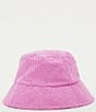Color:Shell Pink - Image 1 - Athena Terry Shell Jacquard Bucket Hat