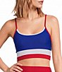 Beach Riot Eva Ribbed Color Block Bandeau Swim Top - Image 1