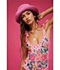Beach Riot Floral Tie Shoulder Akira One Piece Swimsuit, Color:Passion Floral - Image 6