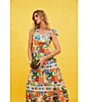 Color:Tropical Sands - Image 5 - Floral Tie Shoulder Charlotte Swim Cover-Up Maxi Dress