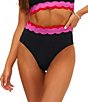 Beach Riot Harriet Color Block Wave High Waisted Bottom - Image 1