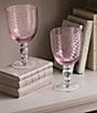 Beatriz Ball French Swirl All Purpose Glass, Set of 4, Color:Pink - Image 3