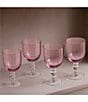 Beatriz Ball French Swirl All Purpose Glass, Set of 4, Color:Pink - Image 6