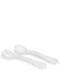 Beatriz Ball Melamine VIDA Alegria White Salad Servers, Color:White - Image 1