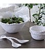 Beatriz Ball Melamine VIDA Alegria White Salad Servers, Color:White - Image 3