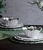 Color:White - Image 3 - Melamine VIDA Lettuce 9#double; Salad Plates, Set of 4