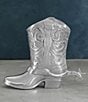 Beatriz Ball Western Cowboy Boot Wine Bucket, Color:Silver - Image 2