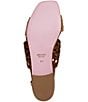 Color:Brown - Image 6 - Alana Woven Raffia Slingback Sandals