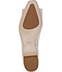 Color:Beige - Image 6 - Blair Leather Buckled Bow Ballerina Flats