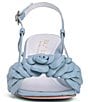Color:Sky Blue - Image 5 - Finley Leather Rose Petals Sling Dress Sandals