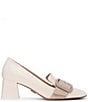 Color:Off White - Image 2 - Joanie Patent Leather Buckle Strap Pumps