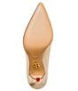 Color:Gold - Image 6 - Alicia Metallic Leather Stiletto Booties