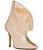 Color:Gold - Image 1 - Alicia Metallic Leather Stiletto Booties