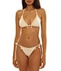 Becca By Rebecca Virtue Caught In The Net Cheryl Crochet Trim Triangle Swim Top - Image 5