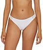 Becca by Rebecca Virtue Becca By Rebecca Virtue Colette Avery American Scallop Crochet Hipster Swim Bottom, Color:White - Image 1