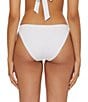 Becca by Rebecca Virtue Becca By Rebecca Virtue Colette Avery American Scallop Crochet Hipster Swim Bottom, Color:White - Image 2