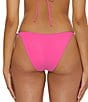 Becca By Rebecca Virtue Color Code Triangle Swim Top & American Tie Side Moderate Coverage Hipster Swim Bottom - Image 6