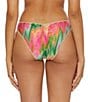 Becca by Rebecca Virtue Becca By Rebecca Virtue Mirage Metallic Shirred Back Hipster Swim Bottom, Color:Multi - Image 2