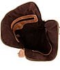Color:Tan Rustic - Image 3 - Aiken Large Zip Crossbody Bag