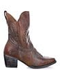 Color:Pecan Rustic - Image 2 - Amanda II Leather Western Boots