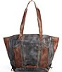 Bed Stu Amelie Tanned Perforated Leather Tote Bag | Dillard's