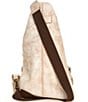 Color:Nectar Lux - Image 2 - Andie Tanned Leather Sling Backpack