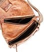 Color:Tan Rustic - Image 3 - Andie Tanned Leather Sling Backpack