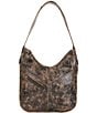 Bed Stu Argus Hobo Shoulder Bag, Color:BLACK LUX - Image 1