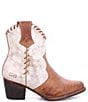 Color:Tan Rustic Nectar - Image 2 - Balia Leather Western Booties