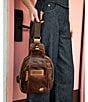Bed Stu Beau Leather Backpack Sling Bag - Image 6