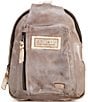 Color:Icicle Rustic Nectar Lux - Image 1 - Beau Leather Sling Backpack