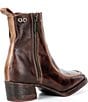 Bed Stu Bitsy Distressed Leather Square Toe Ankle Booties - Image 2