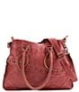 Color:Adobe Lux - Image 1 - Bruna Stitch Tanned Leather Satchel Bag