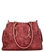 Color:Adobe Lux - Image 2 - Bruna Stitch Tanned Leather Satchel Bag