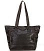 Color:BLACK RUSTIC - Image 1 - Celindra Leather Tote Bag