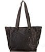 Color:BLACK RUSTIC - Image 2 - Celindra Leather Tote Bag