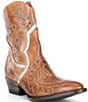 Bed Stu Chamise Distressed Leather Mid Calf Boots - Image 1