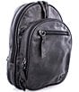 Color:Black DD - Image 4 - Dominique Oval Shaped Leather Backpack