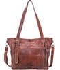 Bed Stu Explicit Buckle Leather Satchel Tote Bag - Image 2