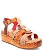 Color:Cafe Late Rustic - Image 1 - Fabiola Wooden Platform Sandals