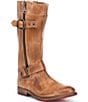 Bed Stu Gogo Tall Leather Lug Sole Boots - Image 1