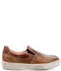 Color:Tan Rustic Mason - Image 2 - Women's Hermione Leather Slip-On Sneakers