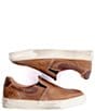 Color:Tan Rustic Mason - Image 3 - Women's Hermione Leather Slip-On Sneakers