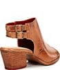 Color:Tan Rustic - Image 2 - Ireni Leather Slingback Sandals