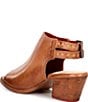 Color:Tan Rustic - Image 3 - Ireni Leather Slingback Sandals