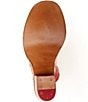 Color:Tan Rustic - Image 6 - Ireni Leather Slingback Sandals
