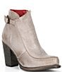Color:Icicle Rustic - Image 1 - Isla Leather Booties