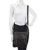 Color:Black Rustic - Image 4 - Jack Distressed Leather Crossbody Bag
