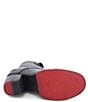 Color:Black Rustic - Image 3 - Judgement Leather Block Heel Combat Boots